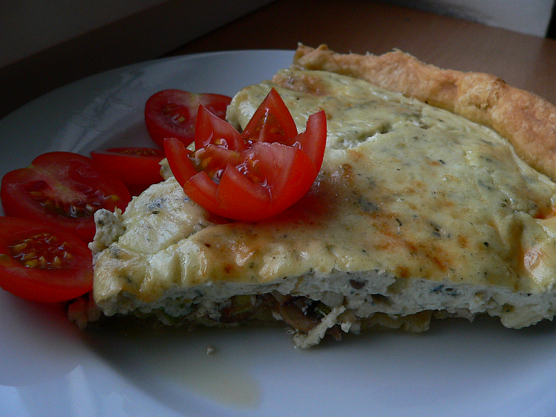 Slaný koláč quiche čili kiš