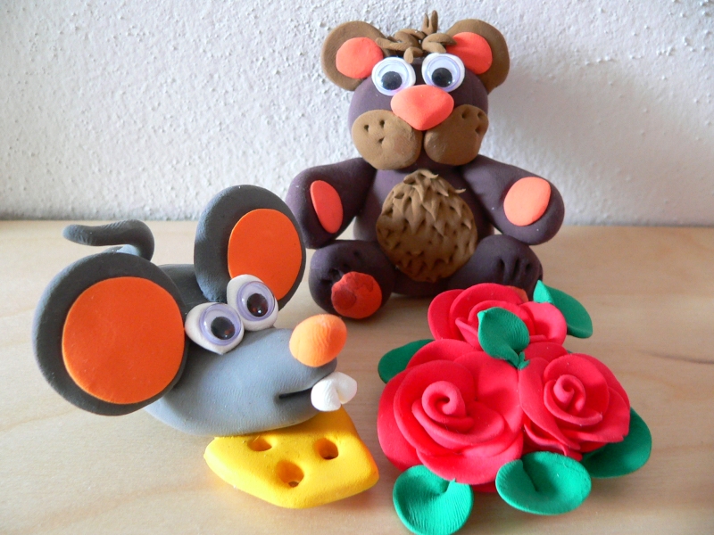 Картинки из фигурок из пластилина