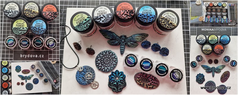 Vlog 1319/25 – DIY – pigmentové pudry PentArt na Fimo