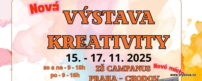 Výstava Kreativity – podzim 2025 – BUDE!!!